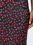 product Jodie Maxi Skirt Black Floral Princess Polly  Maxi 