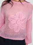 Schwartz Knit Sweater Pink