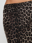 product Princess Polly Ergo Maxi Skirt Leopard Tall Maxi 