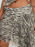 Legacy Midi Skirt Zebra