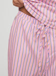 Chastaine Striped Pants Pink