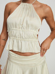 Legacy Halter Top Ivory