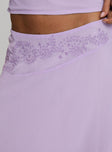 Pappilion Asymmetrical Skirt Lilac