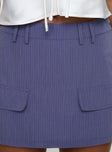 Essentially Skort Blue Stripe