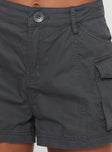 Colonel Cargo Mini Short Slate