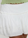 Arpegius Mini Skirt White