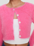 Just A Girl Cardigan Pink