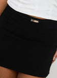 product Princess Polly Tokyo Drifting Mini Skirt Black Mini Skirts 