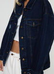 In The World Jacket Blue Denim