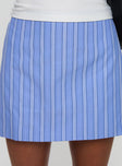 My Very Best Mini Skirt Blue Pinstripe