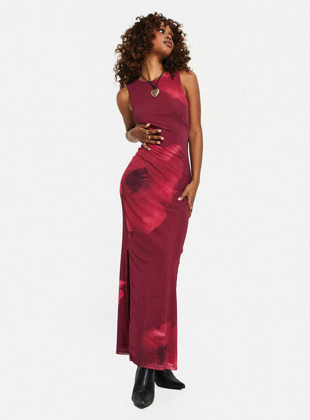 Rudy Maxi Dress Burgundy