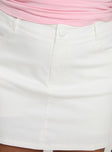 product Princess Polly Returna Skort White Curve High Waisted Shorts 