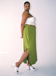 product Mira Maxi Skirt Green Curve Princess Polly  Maxi 