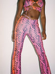 front view of model wearing Princess Polly Radiant Pants Multi 