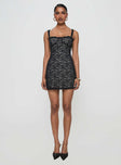 Fireaway Mini Dress Black