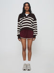 Williamson Stripe Sweater Chocolate / Cream