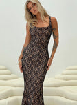 product Princess Polly Crew Neck  Romani Lace Maxi Dress Black