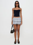 Kipper Low Rise Skort Grey