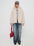 Lone Star Shearling Jacket Cream