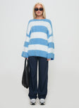 Pomeline Knit Jumper Blue / White