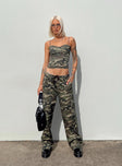 product Princess Polly  Sight Unseen Camo Cargo