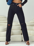 product Princess Polly Mid Rise  Holland Jeans Black