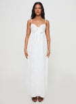 Granno Maxi Dress White