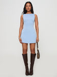 Tiny Moves Mini Dress Blue