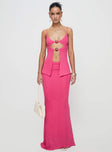 Kadee Buckle Maxi Set Pink