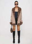 Imara Trim Jacket Leopard