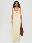 Royal Arcade Knit Maxi Dress Cream