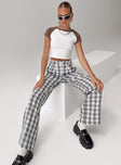 product Princess Polly  Archer Pants Grey Plaid