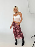 product Lassie Midi Skirt Purple Floral Princess Polly  