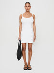 Kattan Mini Dress White