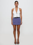 Essentially Skort Blue Stripe