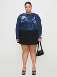 Raldor Long Sleeve Top Navy Curve