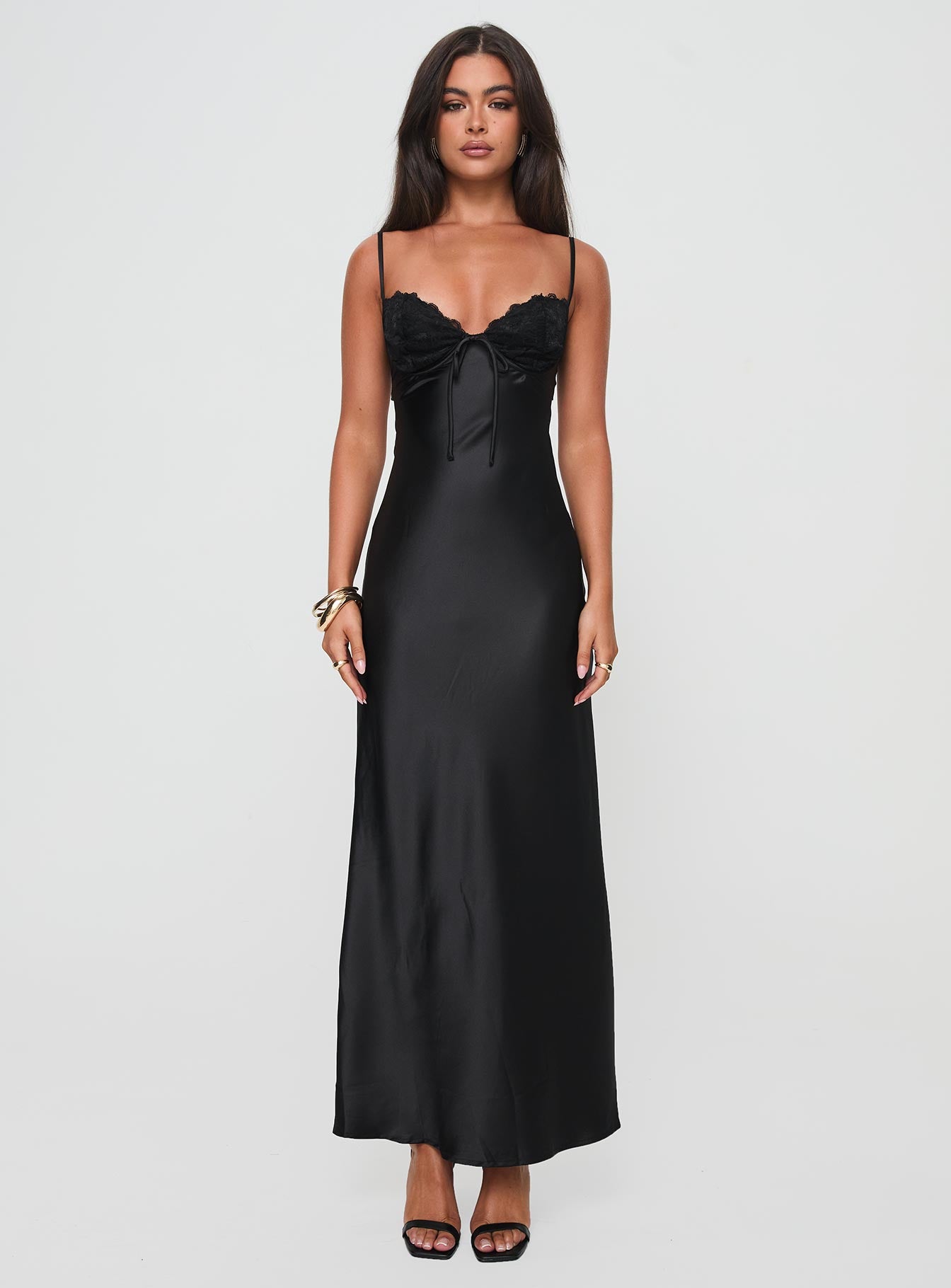 Fadyen Bias Cut Maxi Dress Black