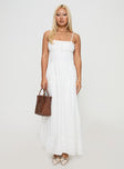 Americas Sweetheart Maxi Dress White