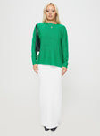 Partree Cable Knit Sweater Green