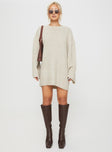 Sherwick Sweater Mini Dress Oat