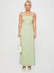 Burner Maxi Dress Green