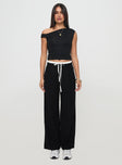 Burna Pants Black