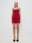 Ortega Mini Dress Red