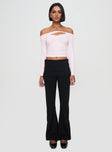 Kressida Off The Shoulder Top Pink