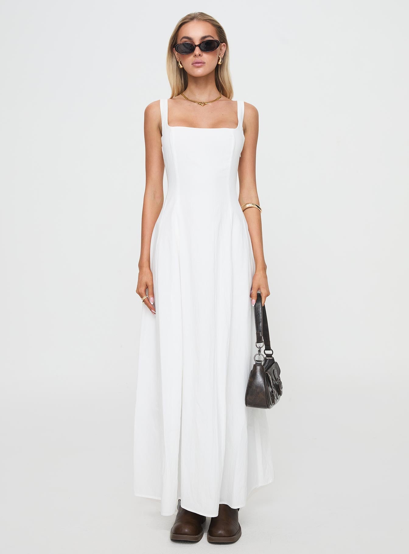 Collective Dress - You Can Maxi Dress White third image