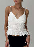 Begin Again Top White