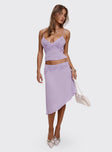 Pappilion Asymmetrical Skirt Lilac