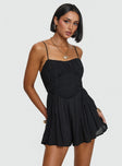 Bernie Playsuit Black