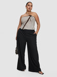 Burnette Pants Black Curve