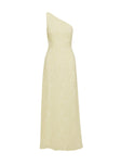 product Princess Polly Analuisa One Shoulder Maxi Dress Yellow Asymmetric Neckline 